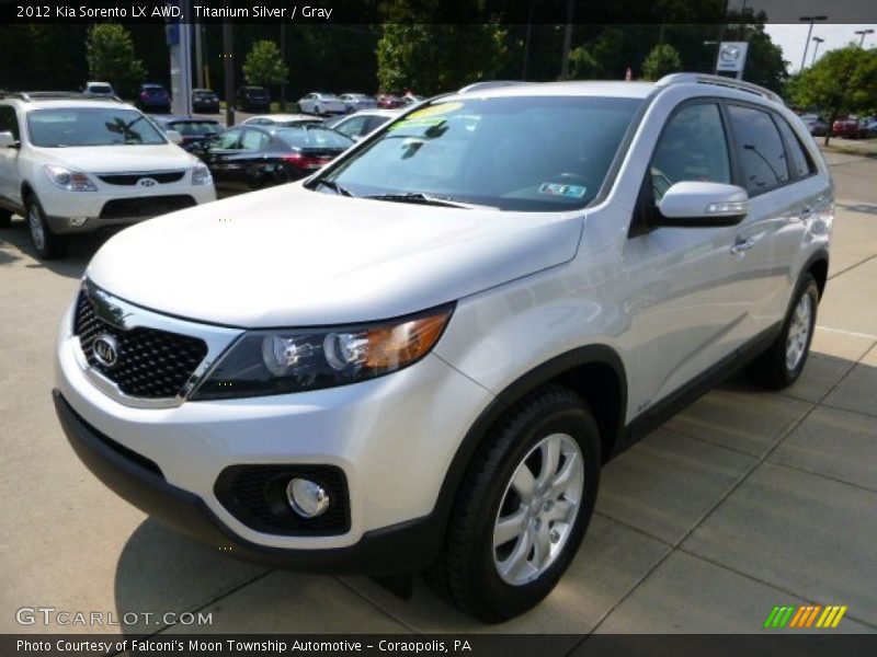 Titanium Silver / Gray 2012 Kia Sorento LX AWD