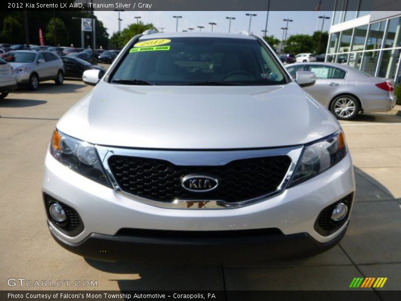 Titanium Silver / Gray 2012 Kia Sorento LX AWD