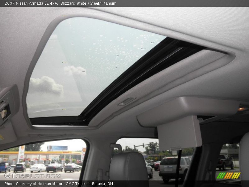 Blizzard White / Steel/Titanium 2007 Nissan Armada LE 4x4