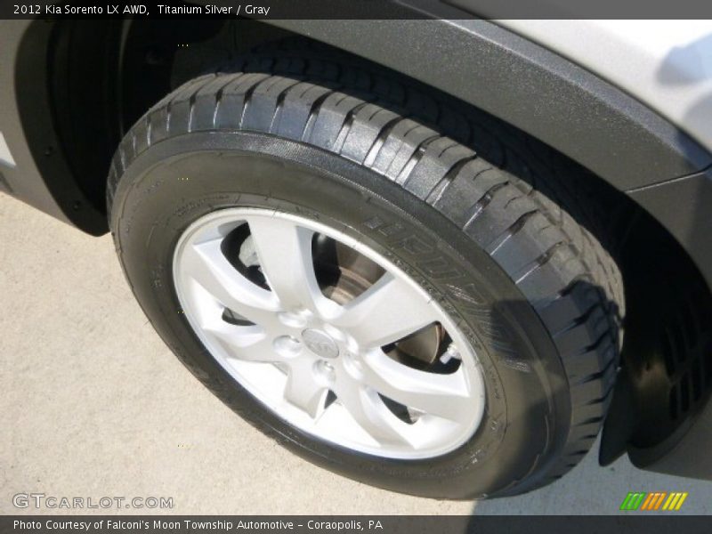 Titanium Silver / Gray 2012 Kia Sorento LX AWD