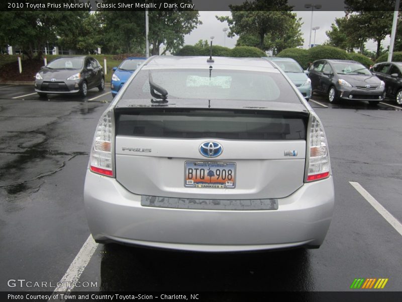 Classic Silver Metallic / Dark Gray 2010 Toyota Prius Hybrid IV