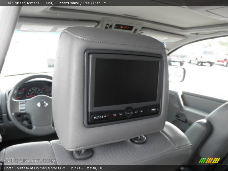 Blizzard White / Steel/Titanium 2007 Nissan Armada LE 4x4