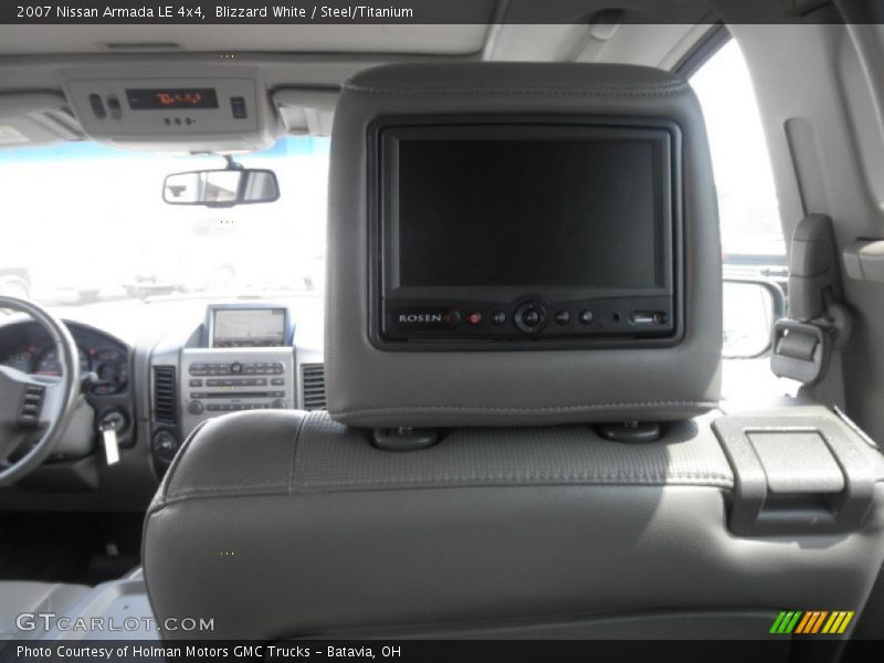 Blizzard White / Steel/Titanium 2007 Nissan Armada LE 4x4