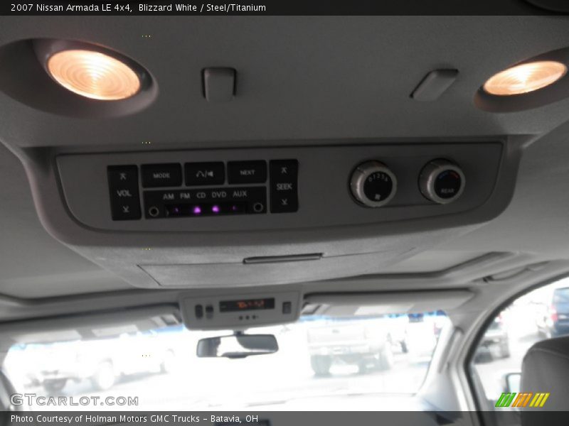 Blizzard White / Steel/Titanium 2007 Nissan Armada LE 4x4