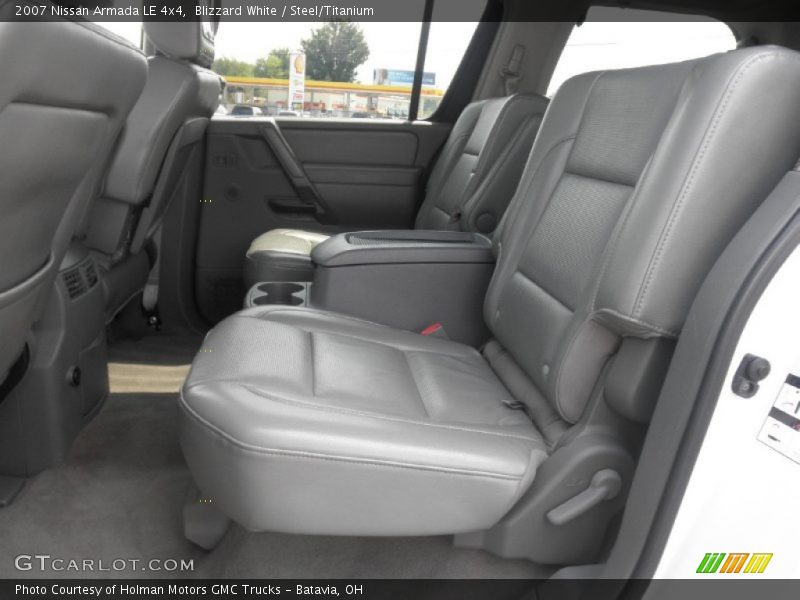 Blizzard White / Steel/Titanium 2007 Nissan Armada LE 4x4