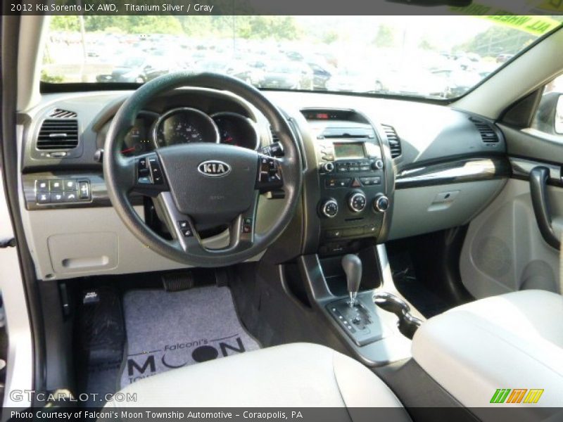 Titanium Silver / Gray 2012 Kia Sorento LX AWD