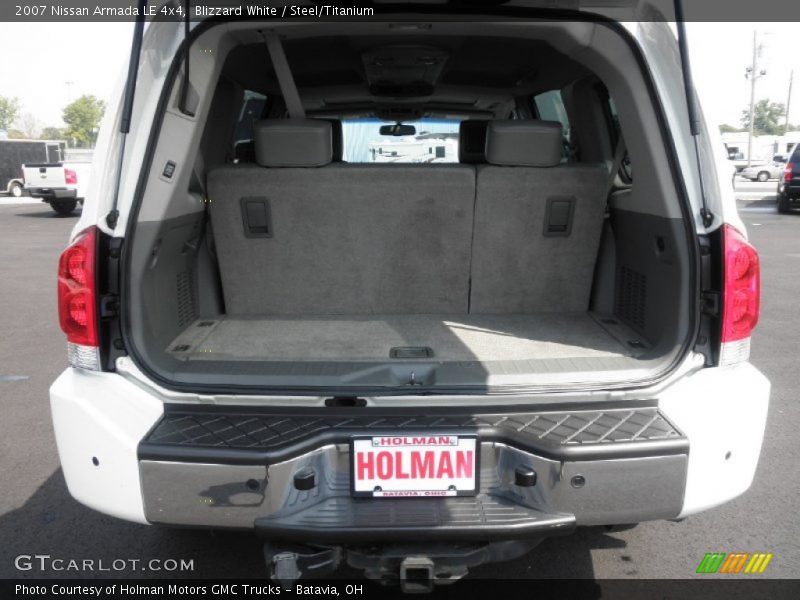 Blizzard White / Steel/Titanium 2007 Nissan Armada LE 4x4