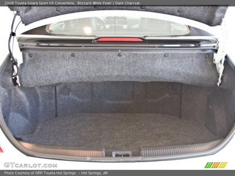 Blizzard White Pearl / Dark Charcoal 2008 Toyota Solara Sport V6 Convertible