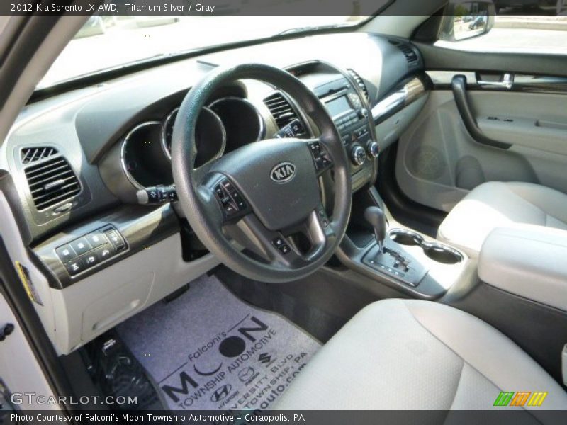 Titanium Silver / Gray 2012 Kia Sorento LX AWD