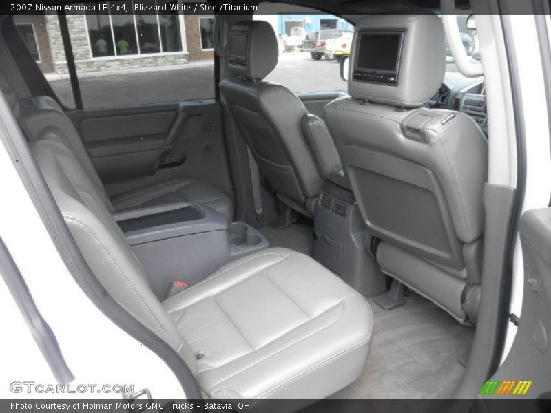 Blizzard White / Steel/Titanium 2007 Nissan Armada LE 4x4