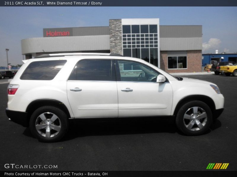 White Diamond Tintcoat / Ebony 2011 GMC Acadia SLT