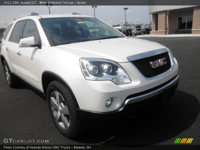 White Diamond Tintcoat / Ebony 2011 GMC Acadia SLT