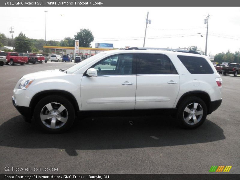 White Diamond Tintcoat / Ebony 2011 GMC Acadia SLT