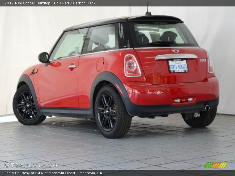 Chili Red / Carbon Black 2012 Mini Cooper Hardtop