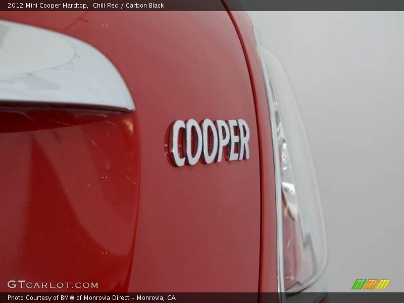 Chili Red / Carbon Black 2012 Mini Cooper Hardtop