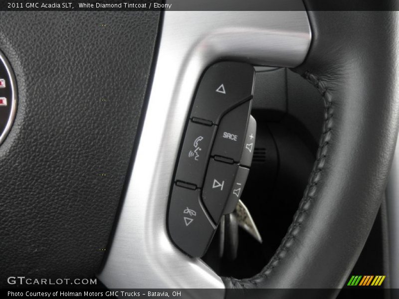 White Diamond Tintcoat / Ebony 2011 GMC Acadia SLT