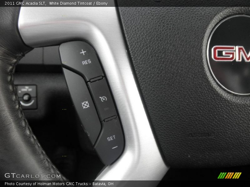 White Diamond Tintcoat / Ebony 2011 GMC Acadia SLT