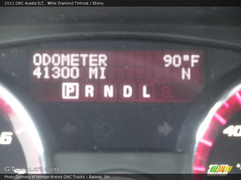 White Diamond Tintcoat / Ebony 2011 GMC Acadia SLT