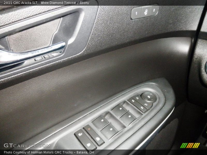 White Diamond Tintcoat / Ebony 2011 GMC Acadia SLT