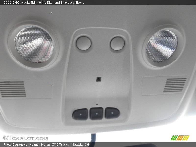 White Diamond Tintcoat / Ebony 2011 GMC Acadia SLT