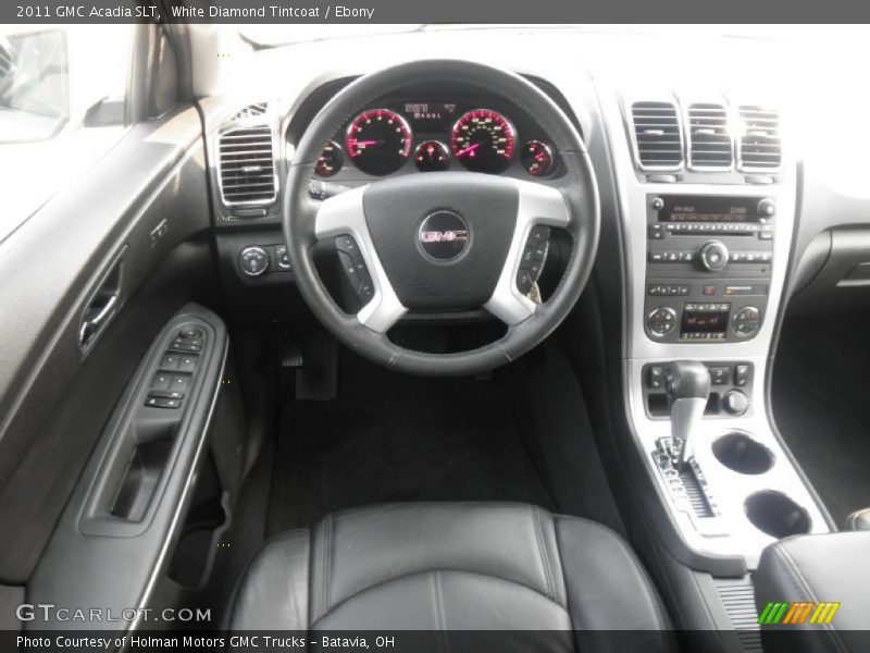 White Diamond Tintcoat / Ebony 2011 GMC Acadia SLT