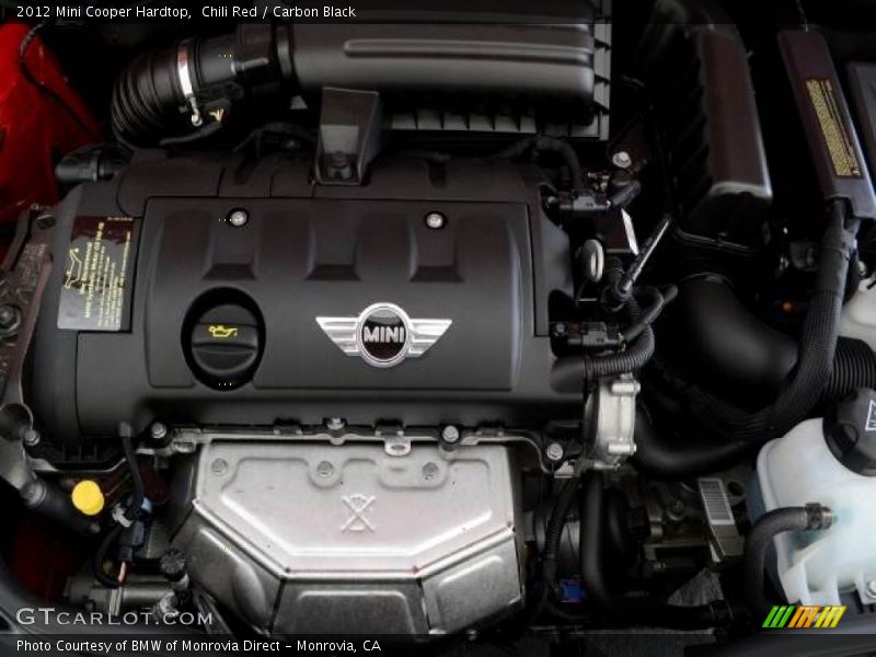 Chili Red / Carbon Black 2012 Mini Cooper Hardtop