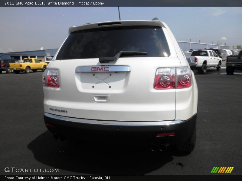 White Diamond Tintcoat / Ebony 2011 GMC Acadia SLT