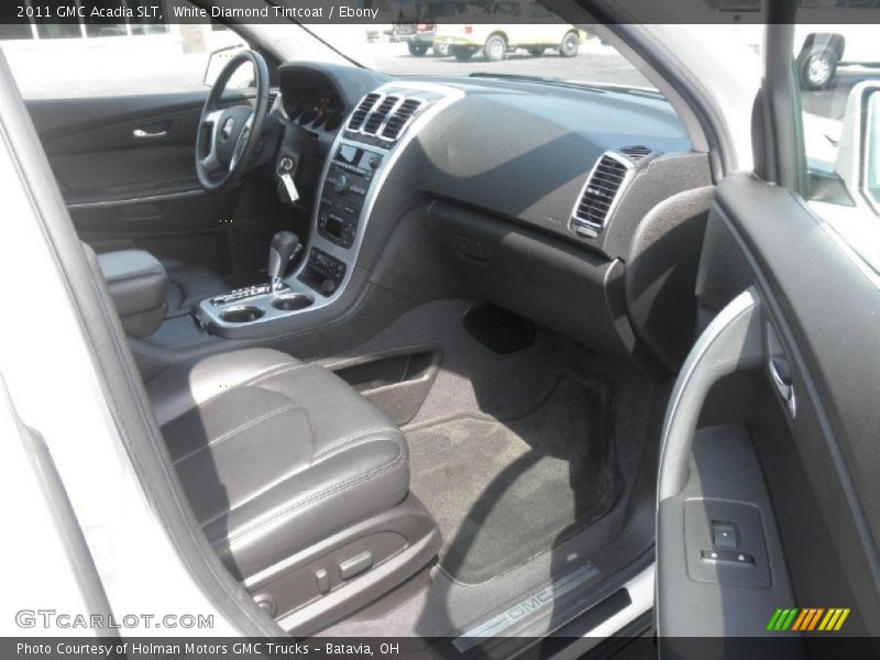 White Diamond Tintcoat / Ebony 2011 GMC Acadia SLT