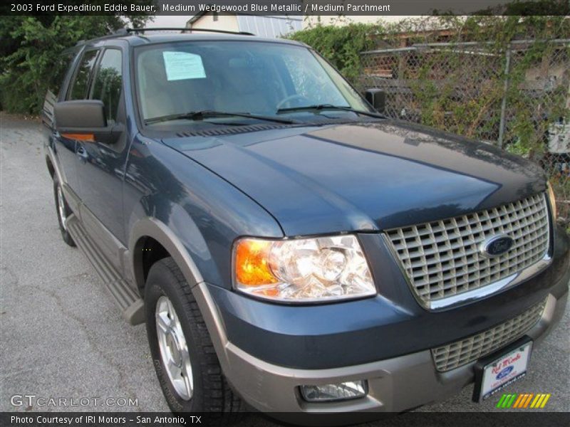 Medium Wedgewood Blue Metallic / Medium Parchment 2003 Ford Expedition Eddie Bauer