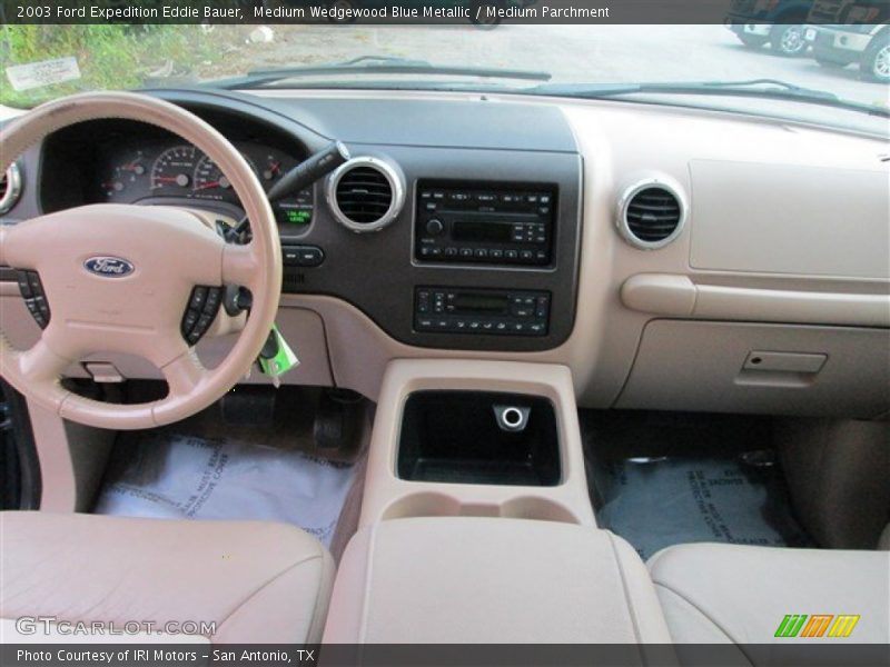 Medium Wedgewood Blue Metallic / Medium Parchment 2003 Ford Expedition Eddie Bauer