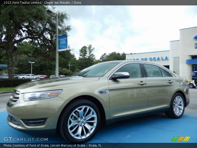Ginger Ale Metallic / Dune 2013 Ford Taurus Limited