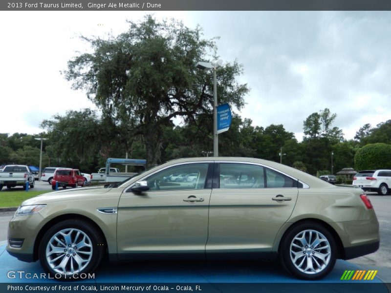 Ginger Ale Metallic / Dune 2013 Ford Taurus Limited