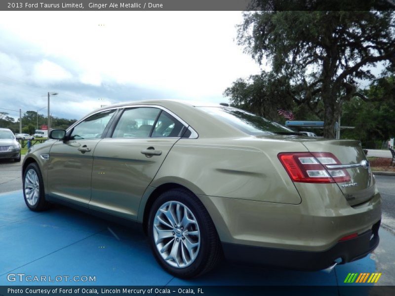 Ginger Ale Metallic / Dune 2013 Ford Taurus Limited