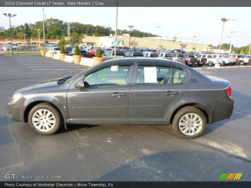 Slate Metallic / Gray 2009 Chevrolet Cobalt LT Sedan