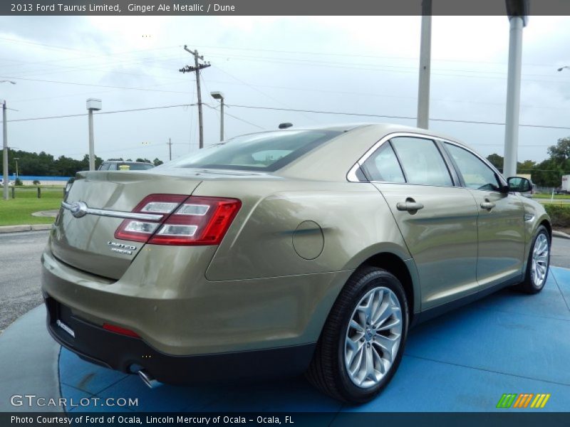 Ginger Ale Metallic / Dune 2013 Ford Taurus Limited