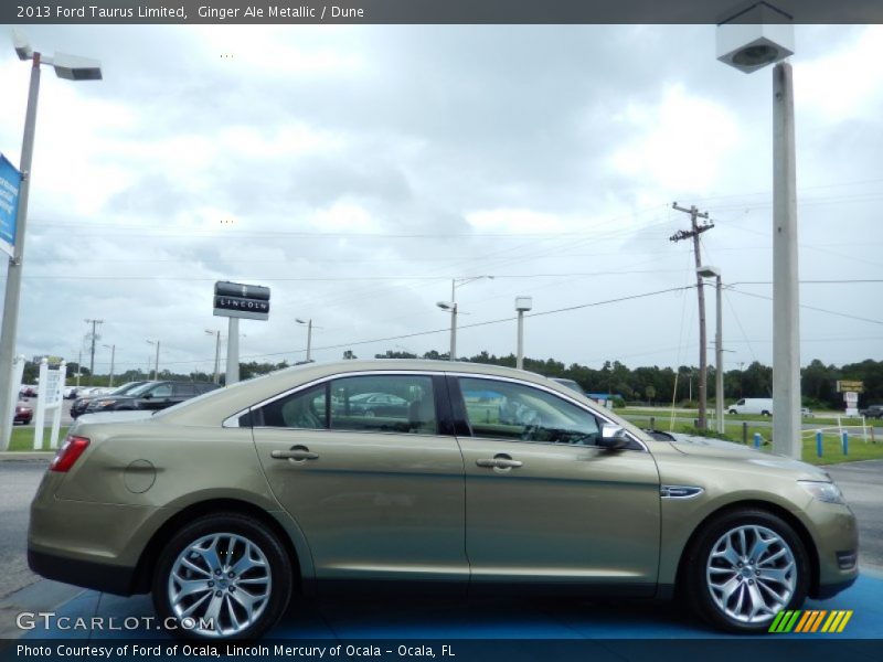 Ginger Ale Metallic / Dune 2013 Ford Taurus Limited
