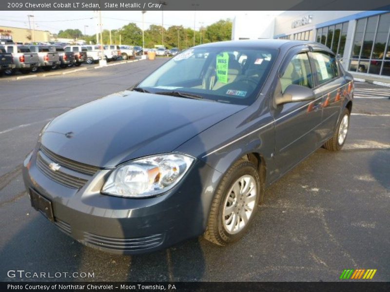 Slate Metallic / Gray 2009 Chevrolet Cobalt LT Sedan