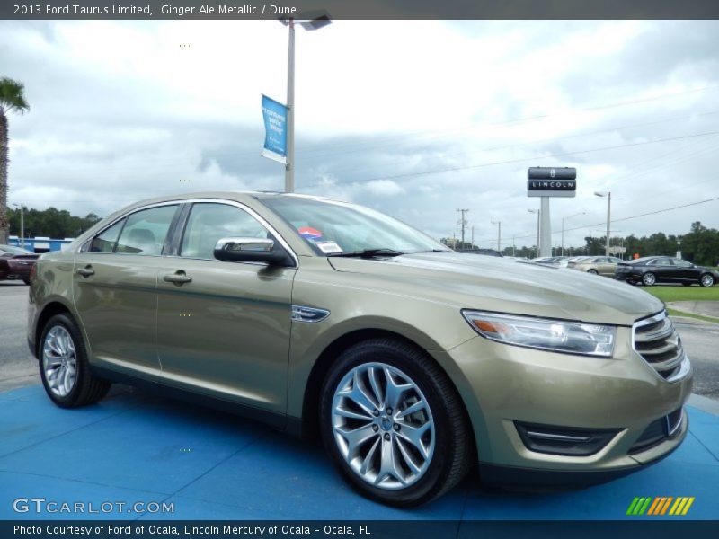 Ginger Ale Metallic / Dune 2013 Ford Taurus Limited