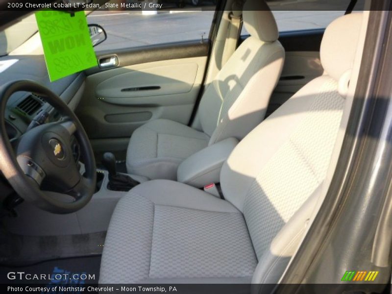 Slate Metallic / Gray 2009 Chevrolet Cobalt LT Sedan