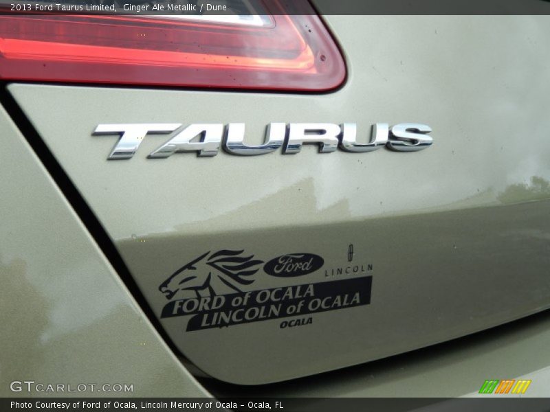 Ginger Ale Metallic / Dune 2013 Ford Taurus Limited