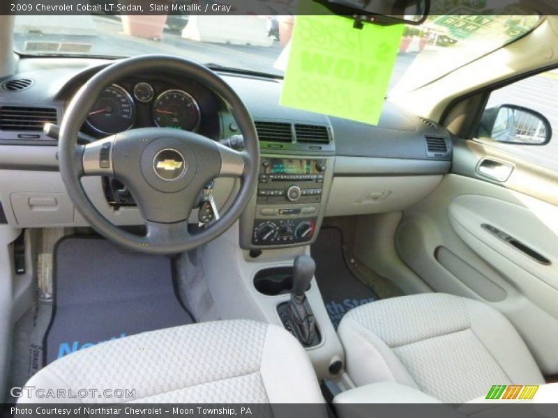 Slate Metallic / Gray 2009 Chevrolet Cobalt LT Sedan