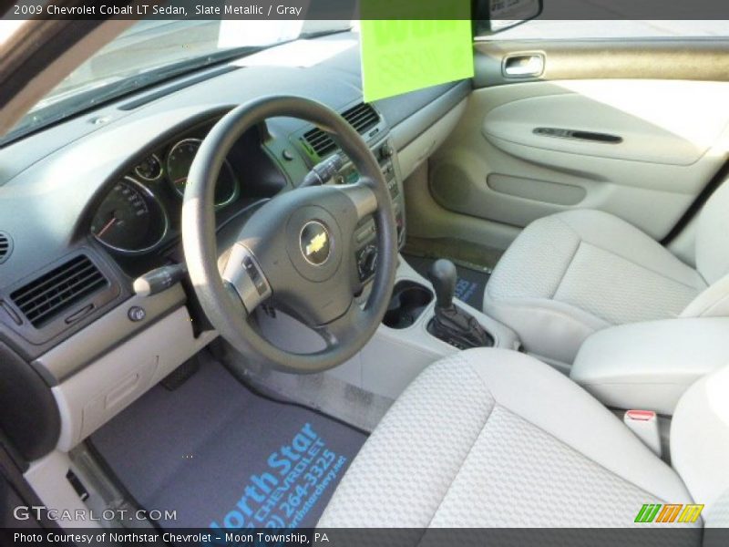 Slate Metallic / Gray 2009 Chevrolet Cobalt LT Sedan