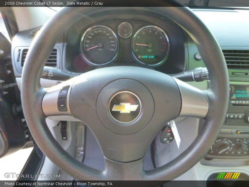 Slate Metallic / Gray 2009 Chevrolet Cobalt LT Sedan