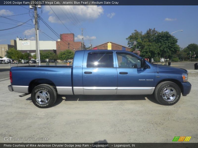 Atlantic Blue Pearl / Medium Slate Gray 2006 Dodge Ram 1500 SLT Mega Cab