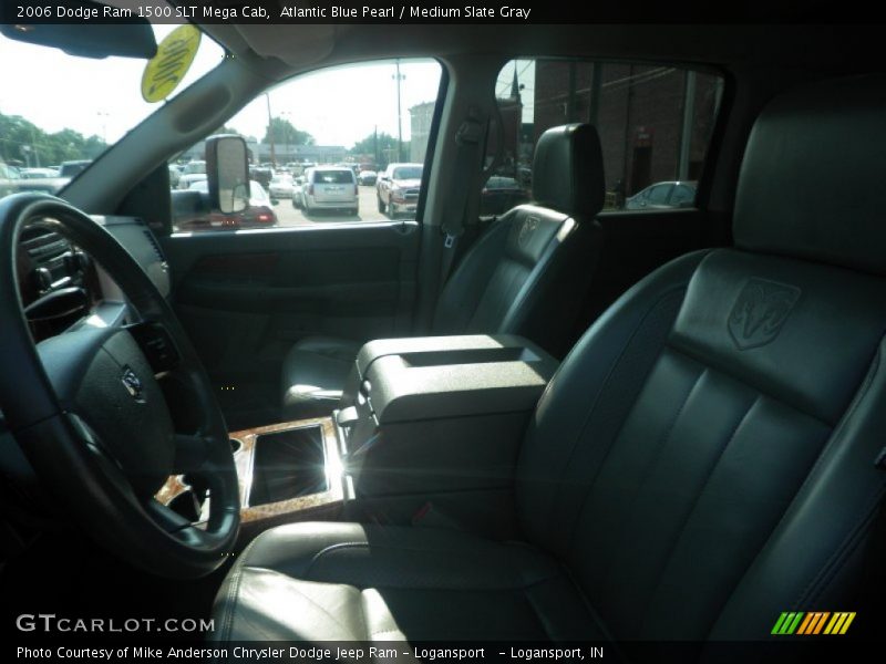 Atlantic Blue Pearl / Medium Slate Gray 2006 Dodge Ram 1500 SLT Mega Cab
