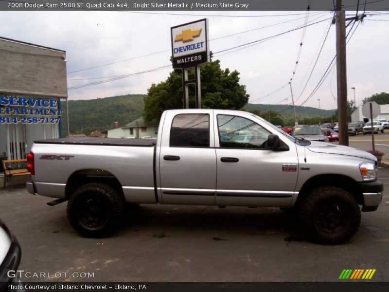 Bright Silver Metallic / Medium Slate Gray 2008 Dodge Ram 2500 ST Quad Cab 4x4