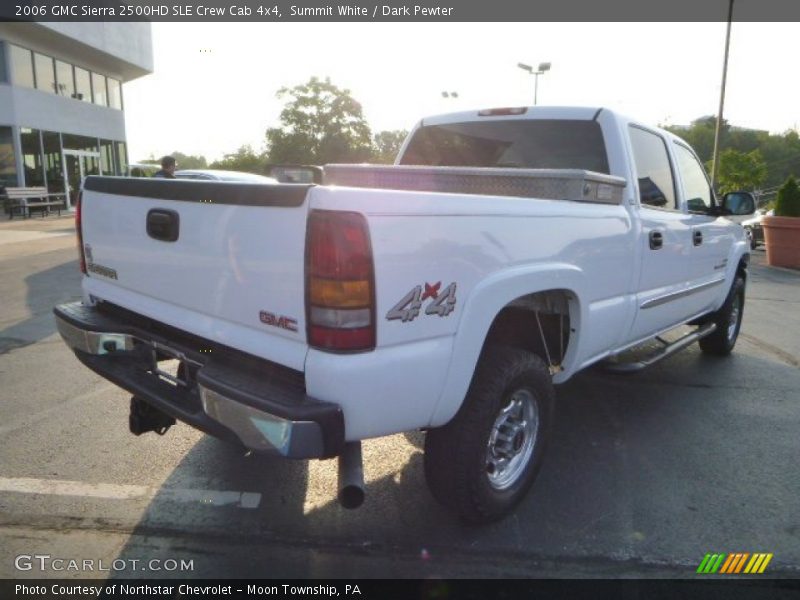 Summit White / Dark Pewter 2006 GMC Sierra 2500HD SLE Crew Cab 4x4