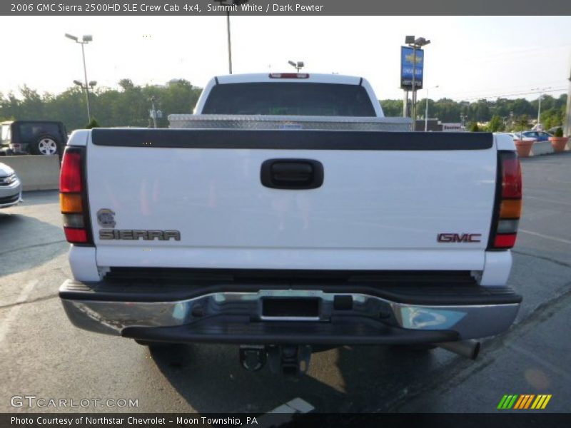 Summit White / Dark Pewter 2006 GMC Sierra 2500HD SLE Crew Cab 4x4