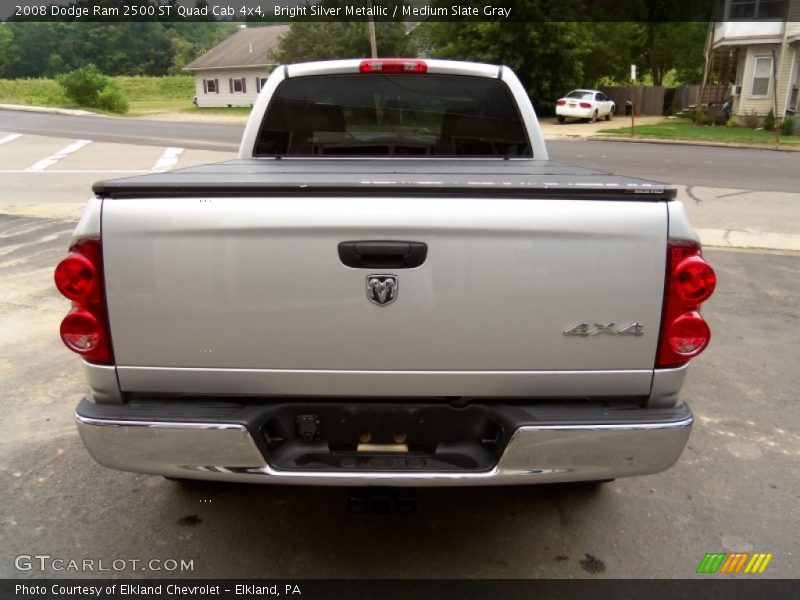Bright Silver Metallic / Medium Slate Gray 2008 Dodge Ram 2500 ST Quad Cab 4x4