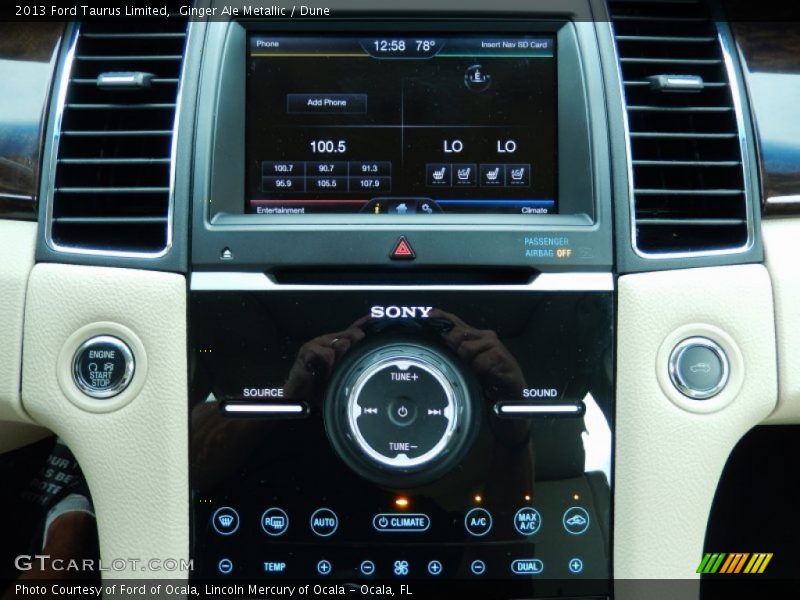 Ginger Ale Metallic / Dune 2013 Ford Taurus Limited